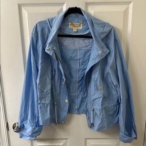 Light Blue Michael Kors Wind Breaker